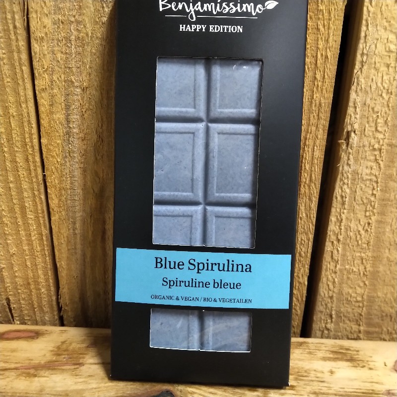 Blue Spirulina Chocolate Bar, 35%