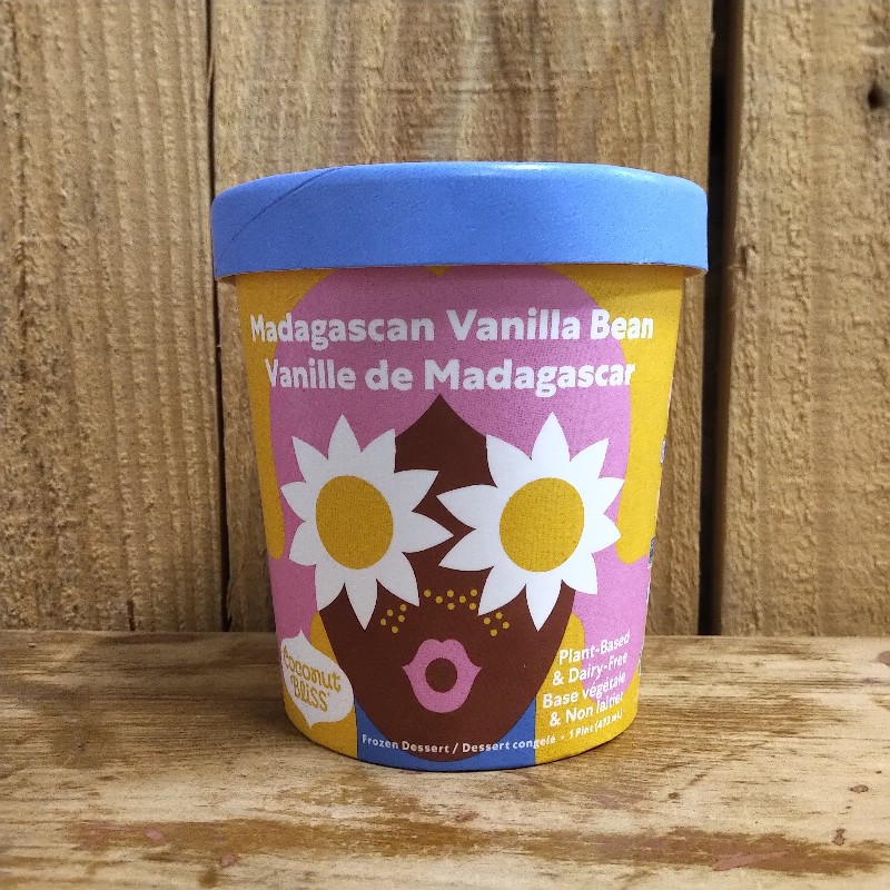 Coconut Ice Cream - Madagascan Vanilla Bean