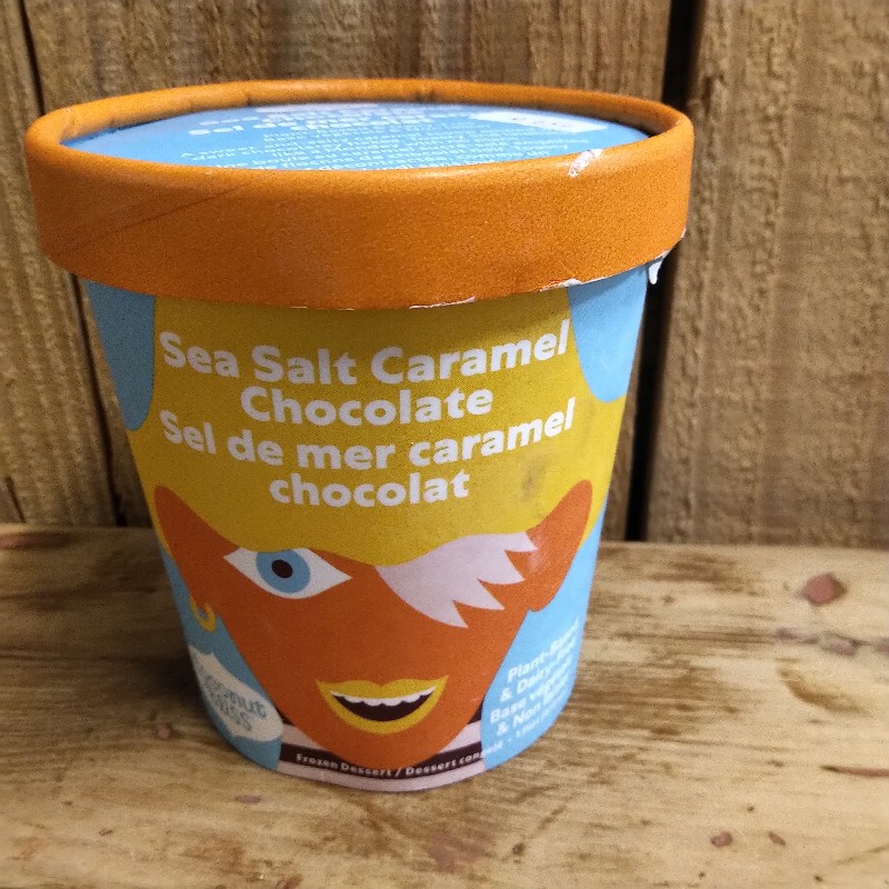 Coconut Ice Cream - Sea Salt Caramel + Chocolate