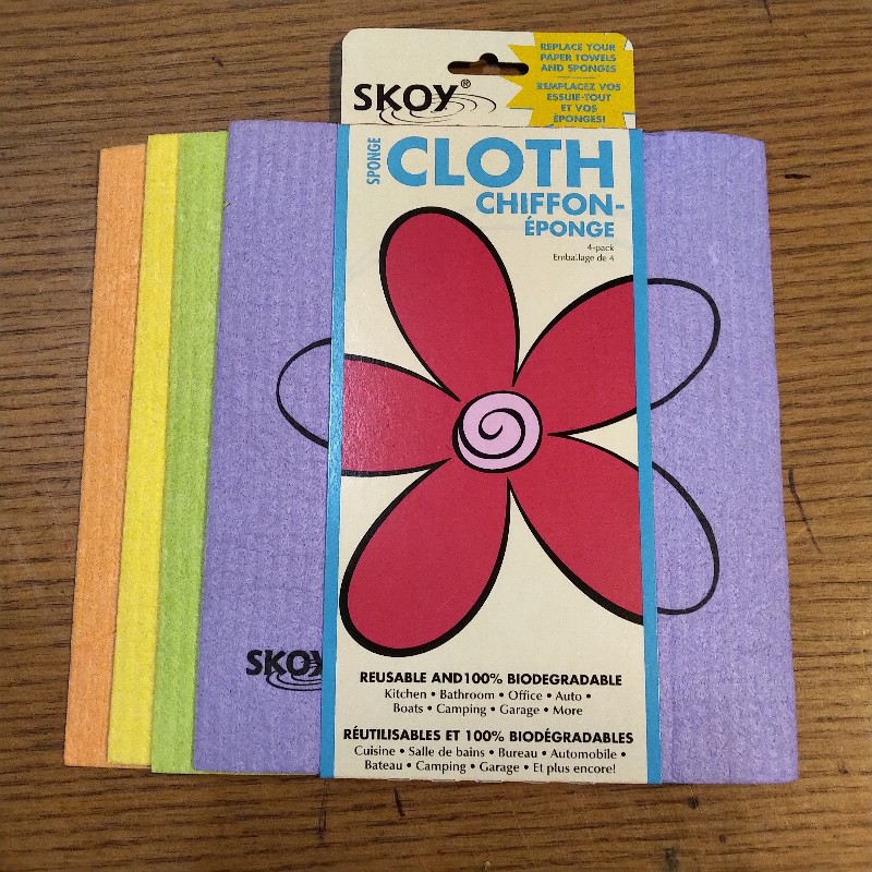 Skoy Sponge Cloth - Multicoloured 4-pk