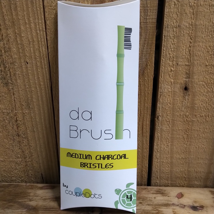 Toothbrushes, Bamboo - Medium Charcoal Bristles