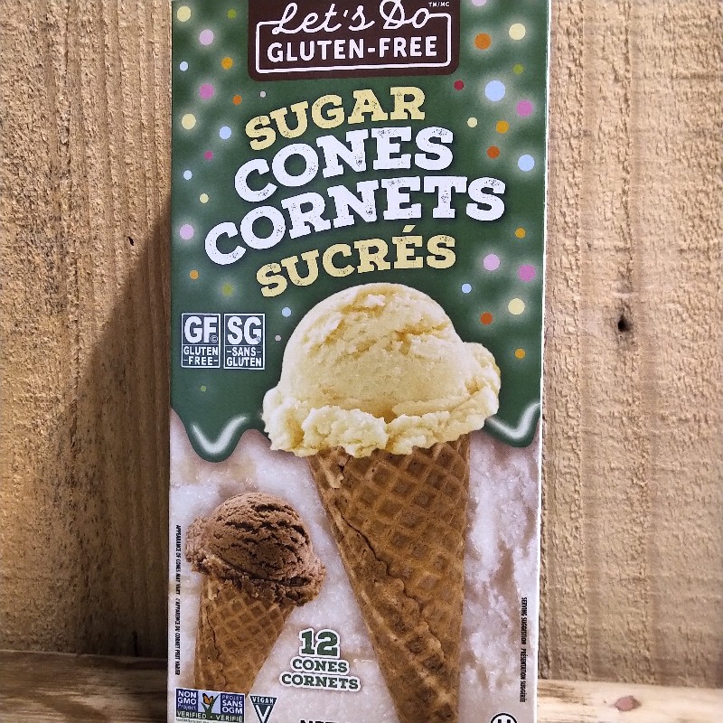 Ice Cream Cones - Sugar Waffle, Gluten Free