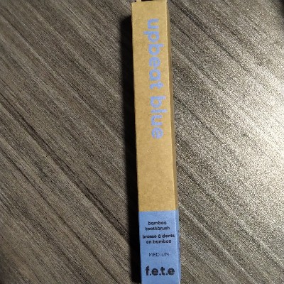 Bamboo Toothbrush, Medium - Adult Blue