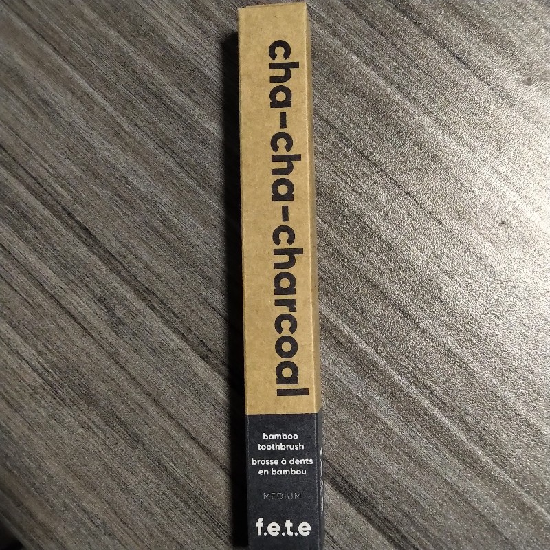Bamboo Toothbrush, Medium - Adult Charcoal