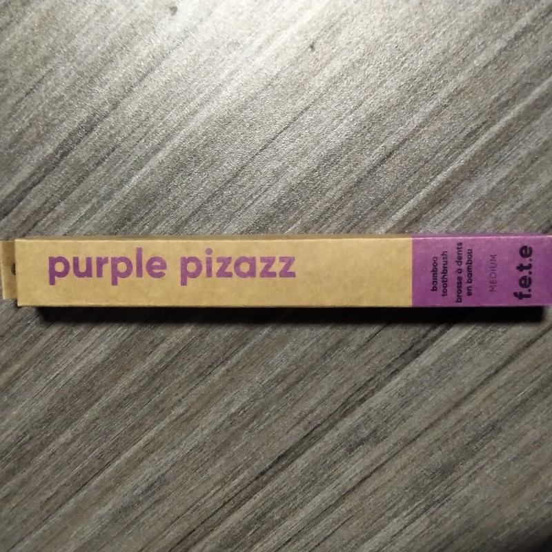 Bamboo Toothbrush, Medium - Adult Purple