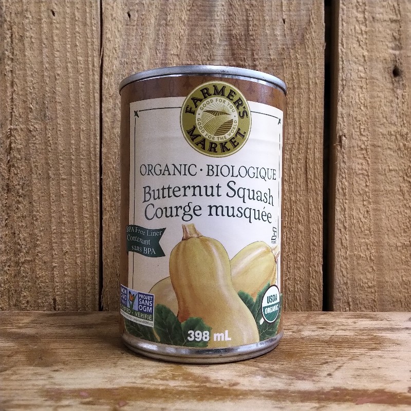Organic Butternut Squash, canned - SALE