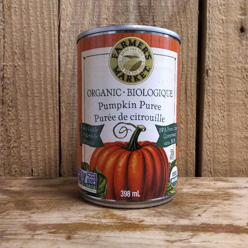 Organic Pumpkin, canned