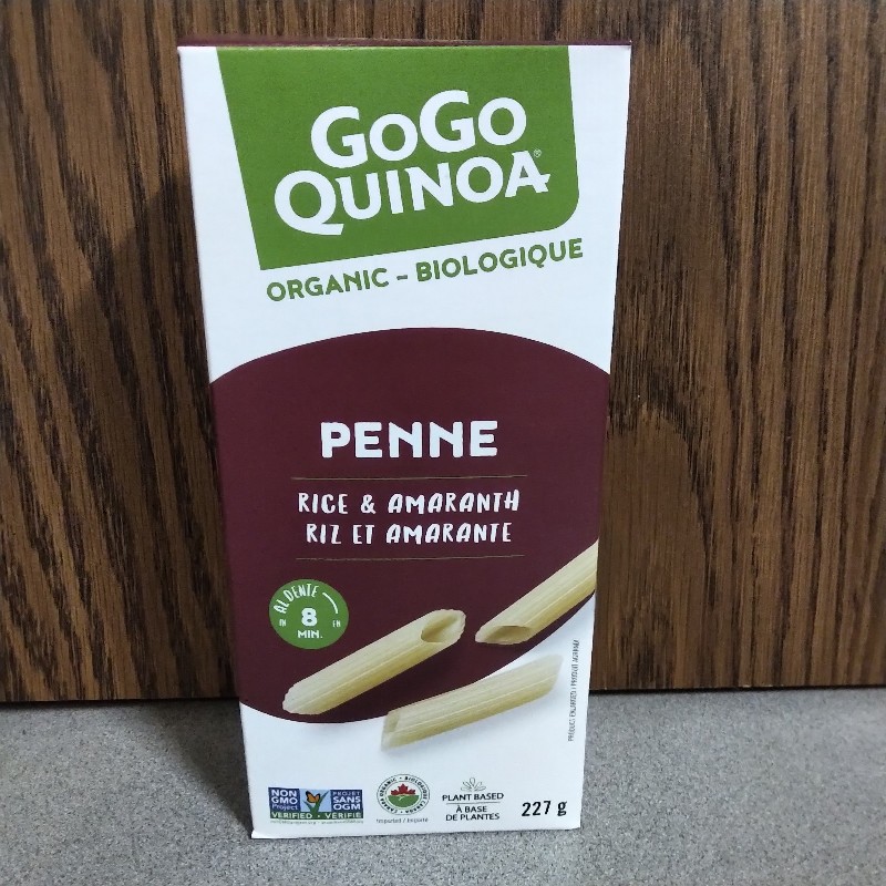 Gluten Free Pasta, Penne - GoGo Quinoa
