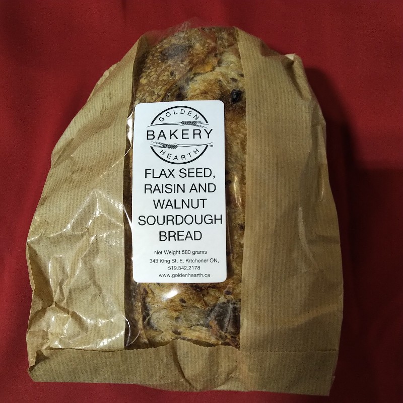 Bread - Flax, Raisin, Walnut Sourdough