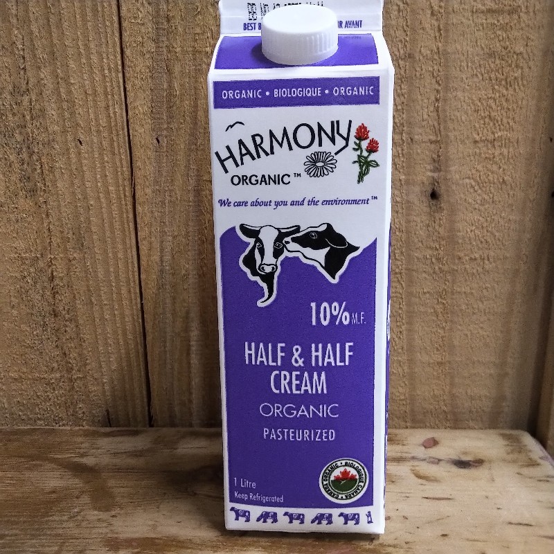 Half & Half Cream, 10% M.F. 1L Carton