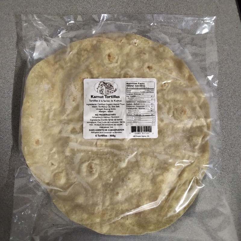 Tortillas - Kamut, large