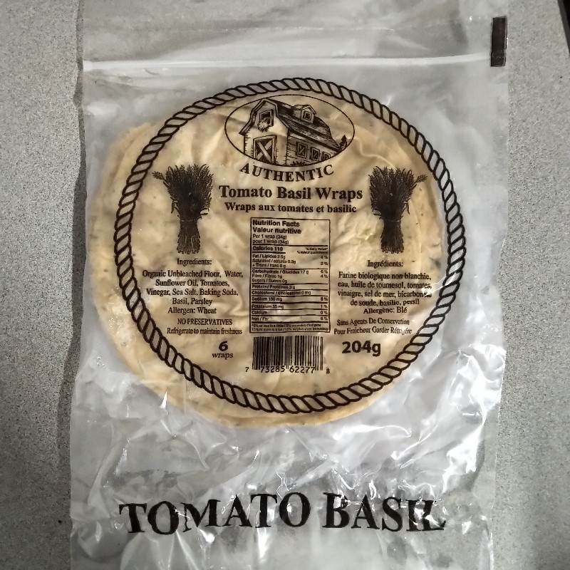 Tortillas - Tomato Basil, small