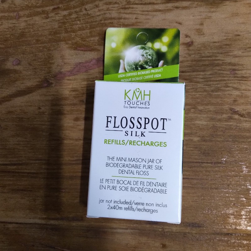 Flosspot - Dental Floss Mini Mason Jar REFILLS