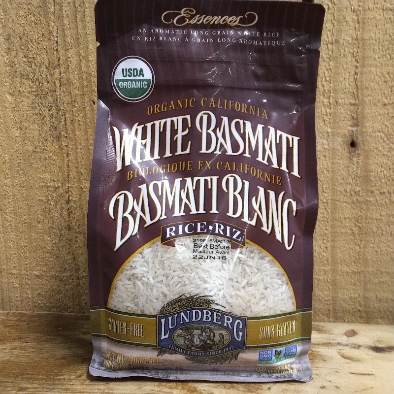 Organic Rice, White Basmati