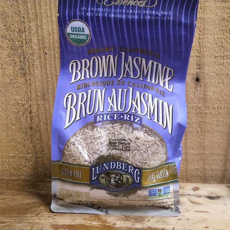 Organic Rice, Brown Jasmine