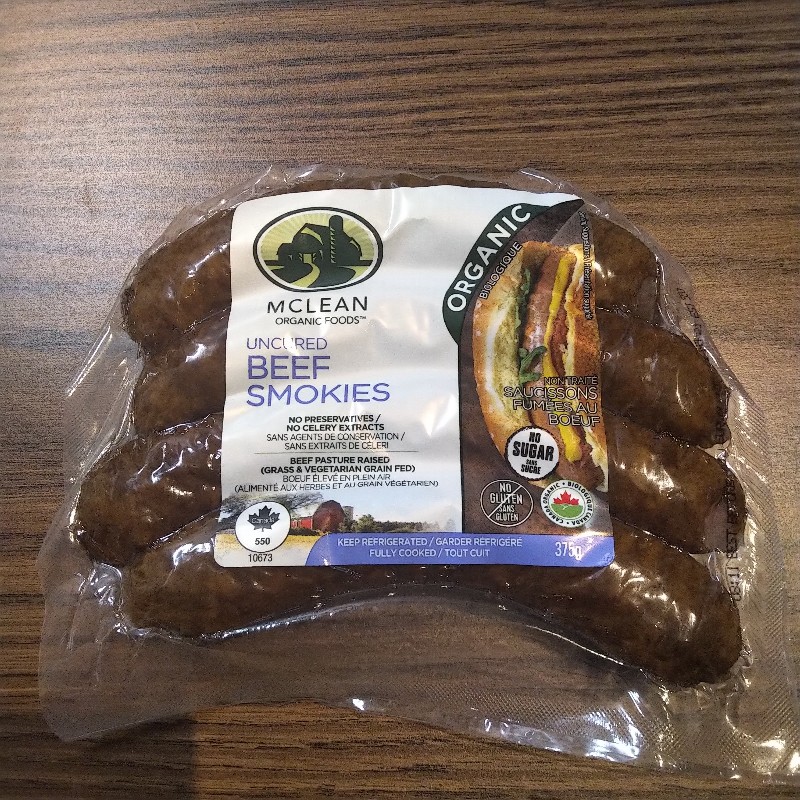 Organic Beef Smokies - SALE