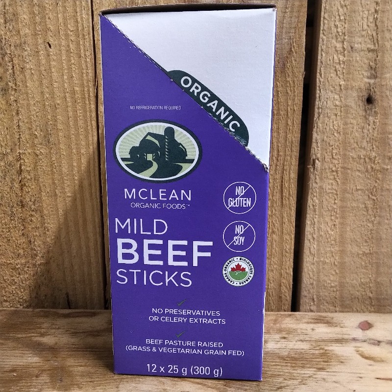 Organic Beef Sticks, Mild - Full Box