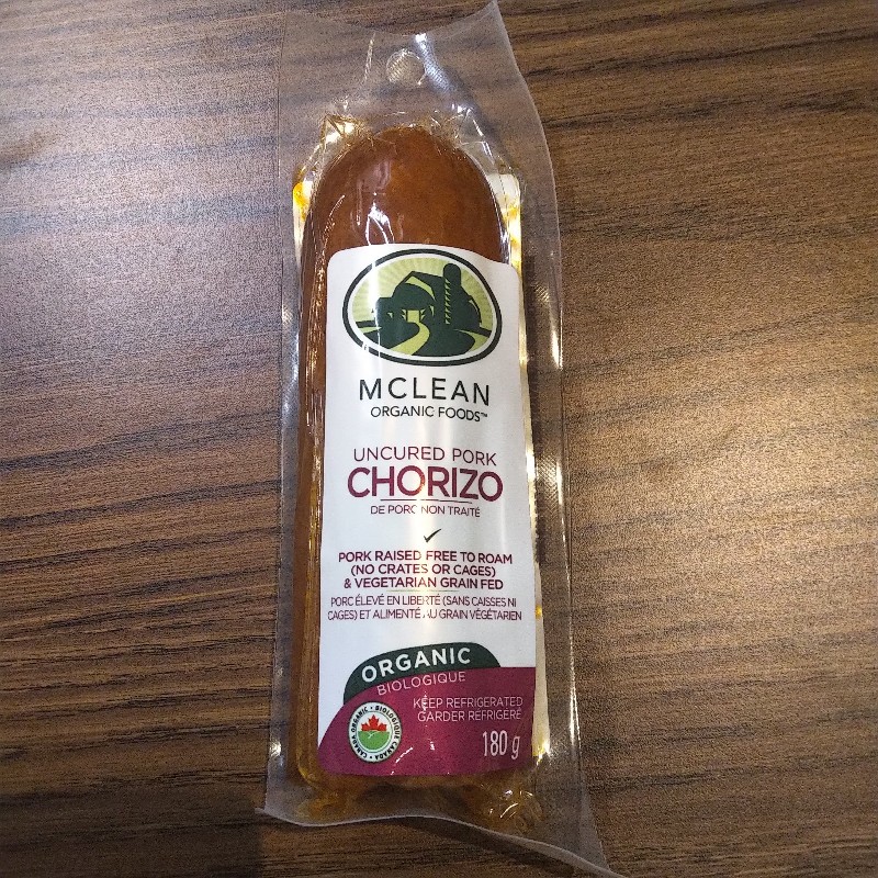 Organic Uncured Pork Chorizo - Chub