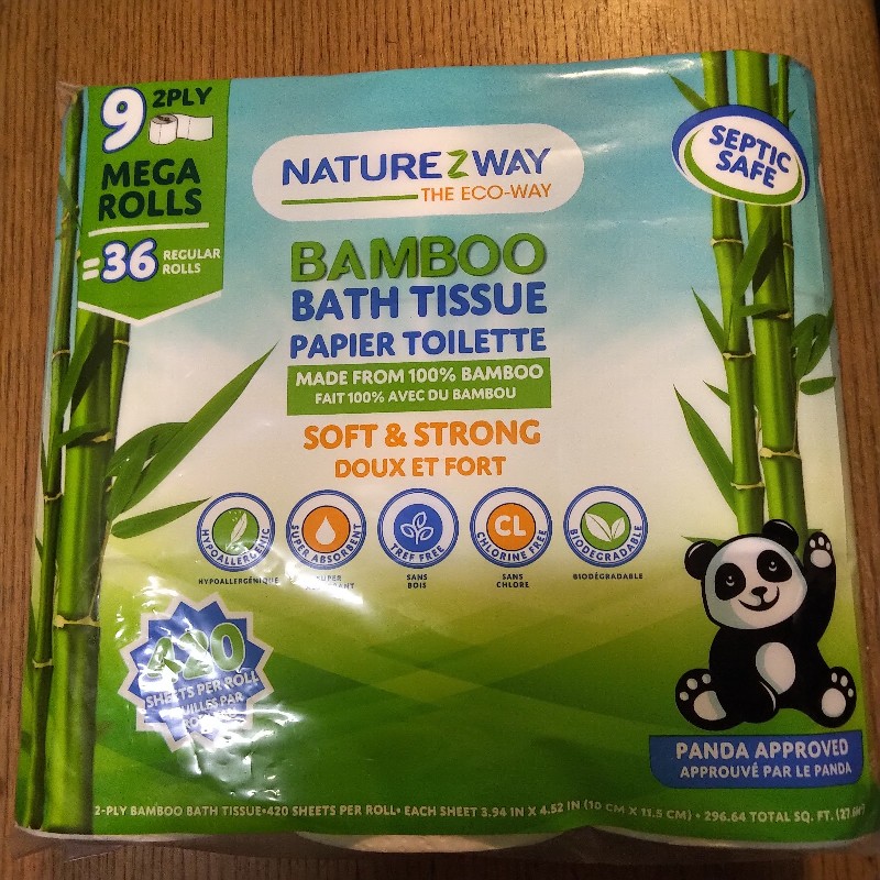 Bamboo Bathroom Tissue
