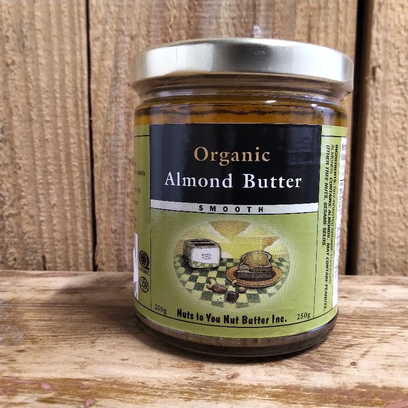 Organic Almond Butter, Smooth - 250g