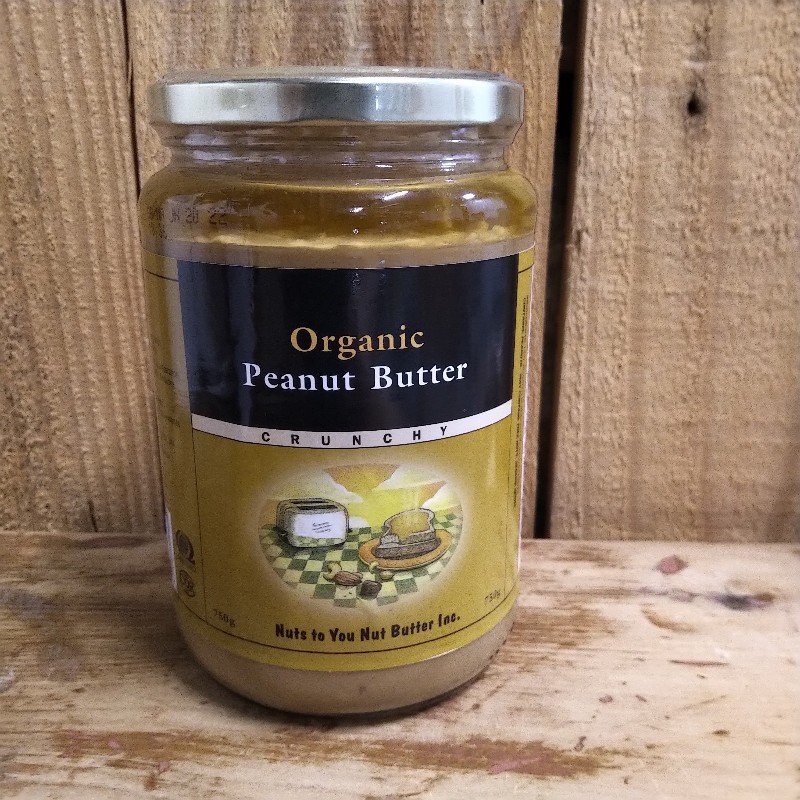 Organic Peanut Butter, Crunchy - 750ml