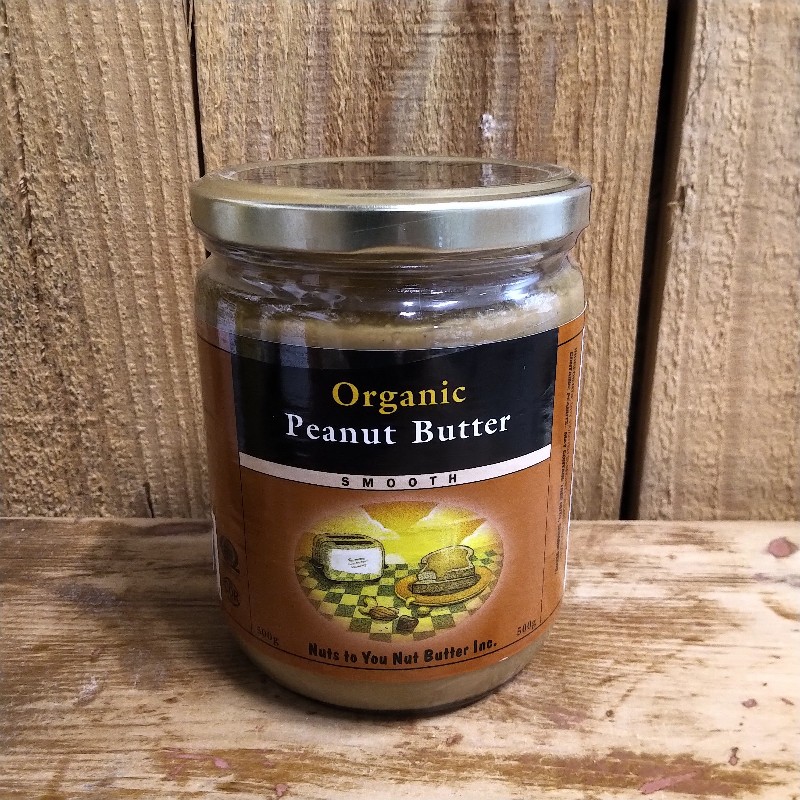 Organic Peanut Butter, Smooth - 500g