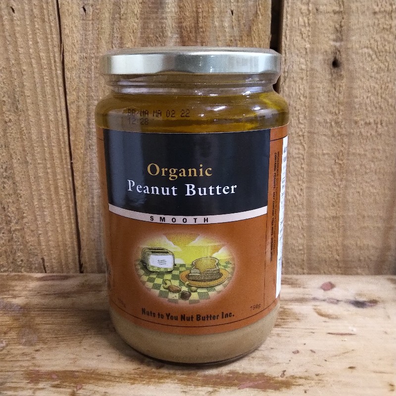 Organic Peanut Butter, Smooth - 750g
