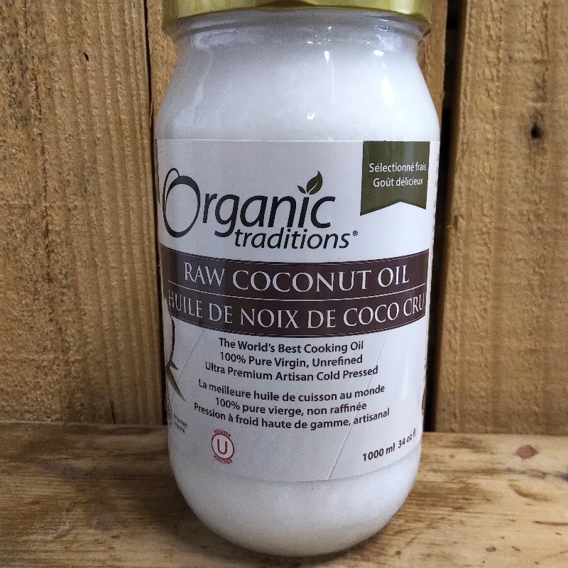 Coconut Oil - Raw 1000ml