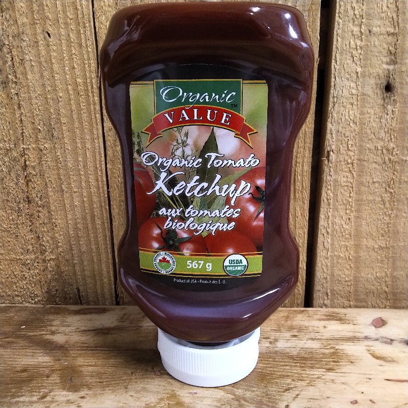 Organic Ketchup, squeeze bottle