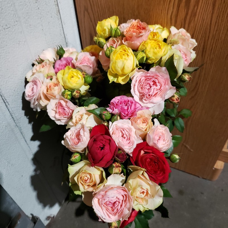 Flower Bouquet - Roses, Mixed - Palatine