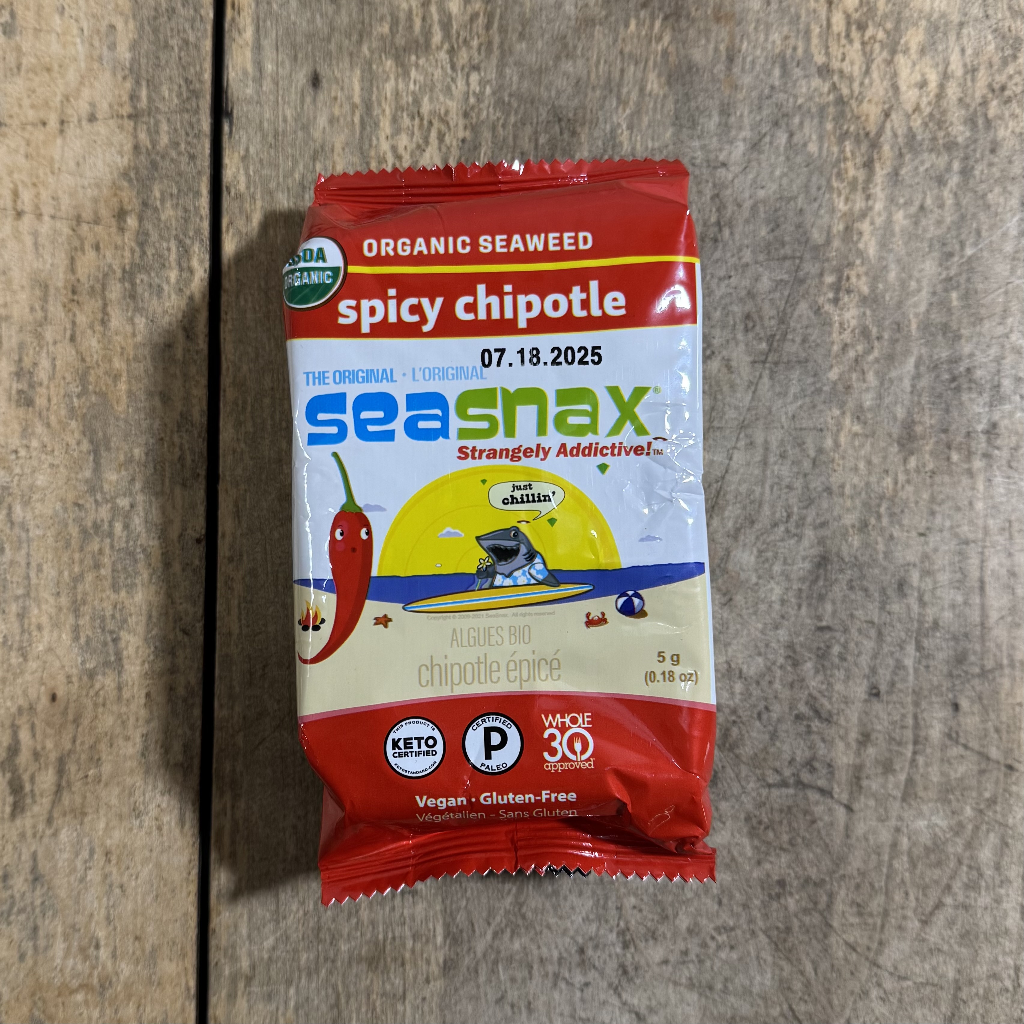Grab-and-Go - Chipotle Toasted Seaweed Snacks
