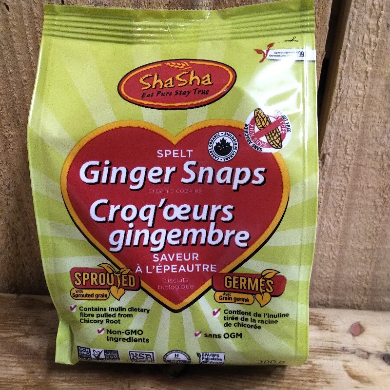 Organic Spelt Ginger Snaps