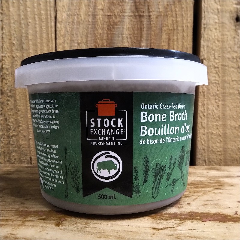 Concentrated Bison Bone Broth (Frozen)