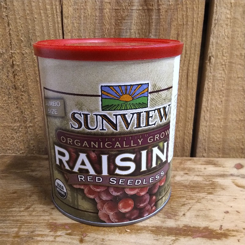 Dried Fruit - Organic Raisins, Red Seedless