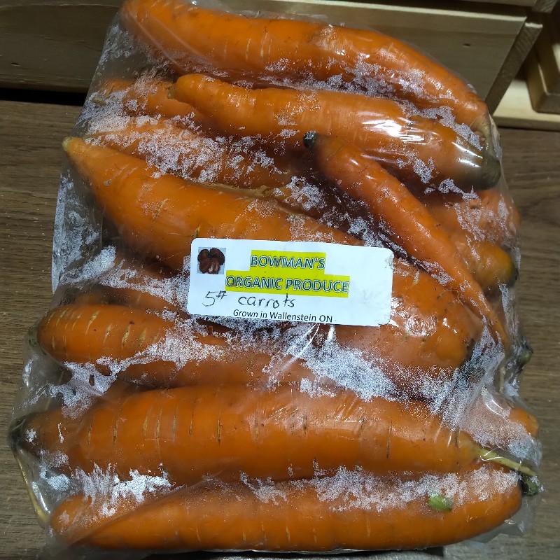 Carrots 5lbs - Bowman