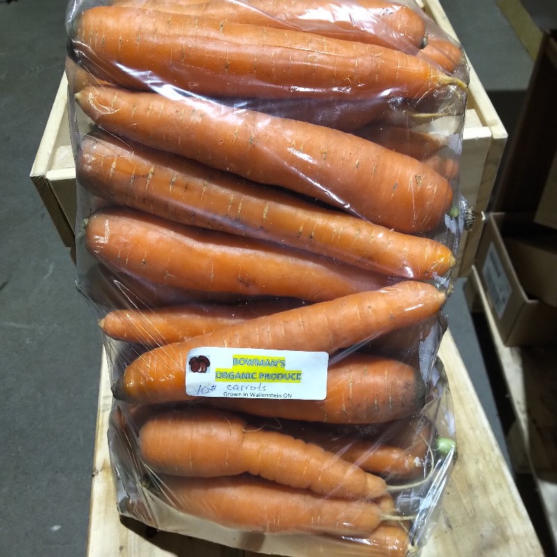 Carrots 10lbs - Bowman