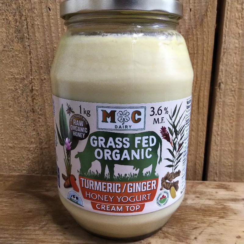 Honey Turmeric/Ginger yogurt (Cream Top)