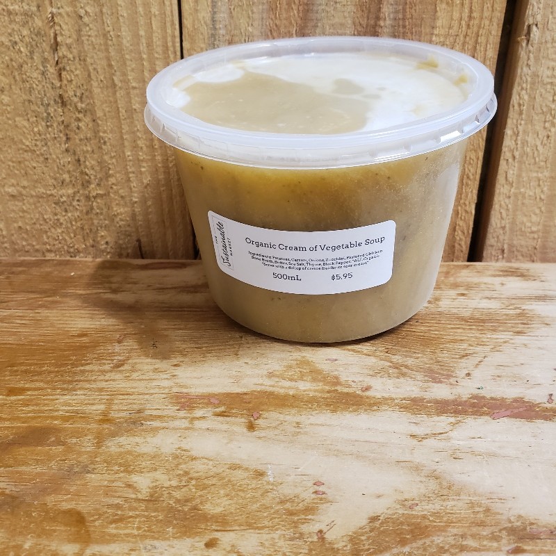 Frozen Soup - Organic Cream of Vegetable