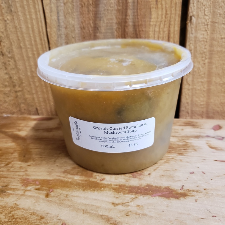 Frozen Soup - Organic Curried Pumpkin & Mushroom Soup