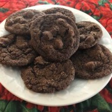 Organic Chewy Chocolate Ginger Molasses Cookies, 6-pack - Lavender & Honey