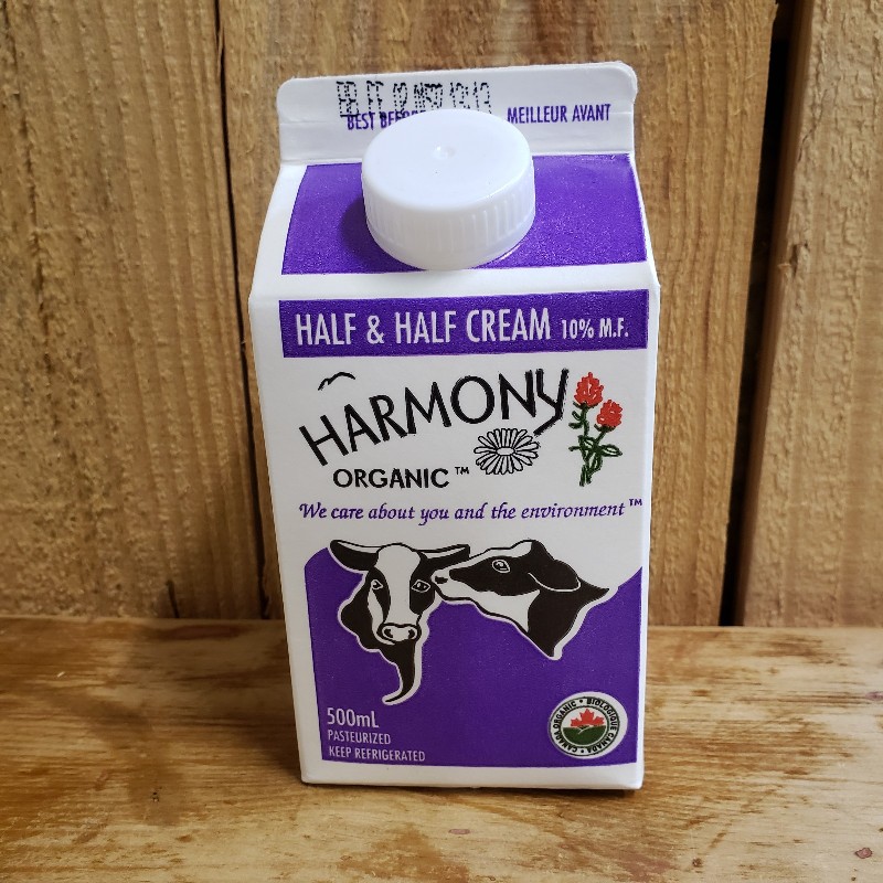 Half & Half Cream, 10% M.F. 500ml carton
