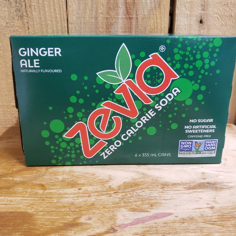 Ginger Ale 6 pack - Zero Calorie Soda