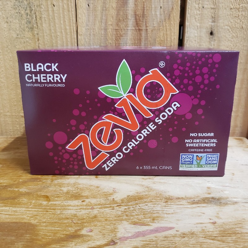 Black Cherry 6 pack - Zero Calorie Soda
