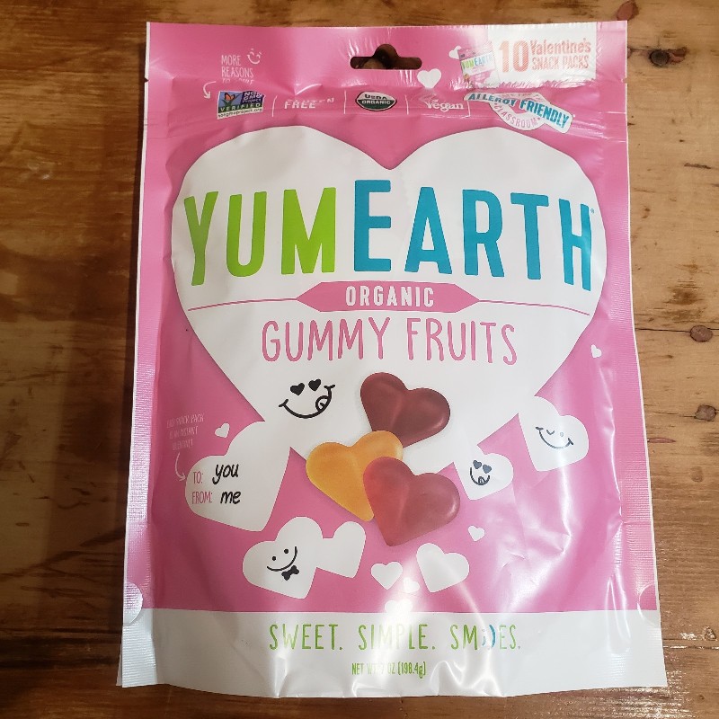 Organic Valentine's Gummy Fruits