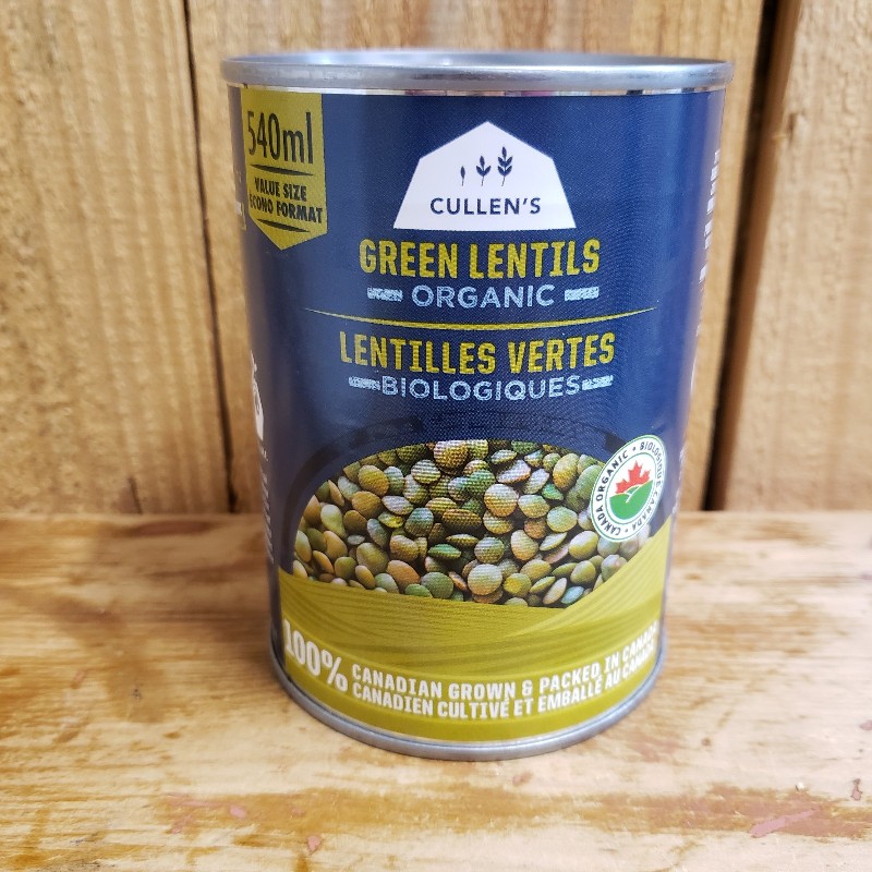 Canned Green Lentils