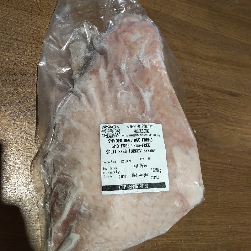 Turkey Breast (Whole Boneless, Skin on) 2.43lbs