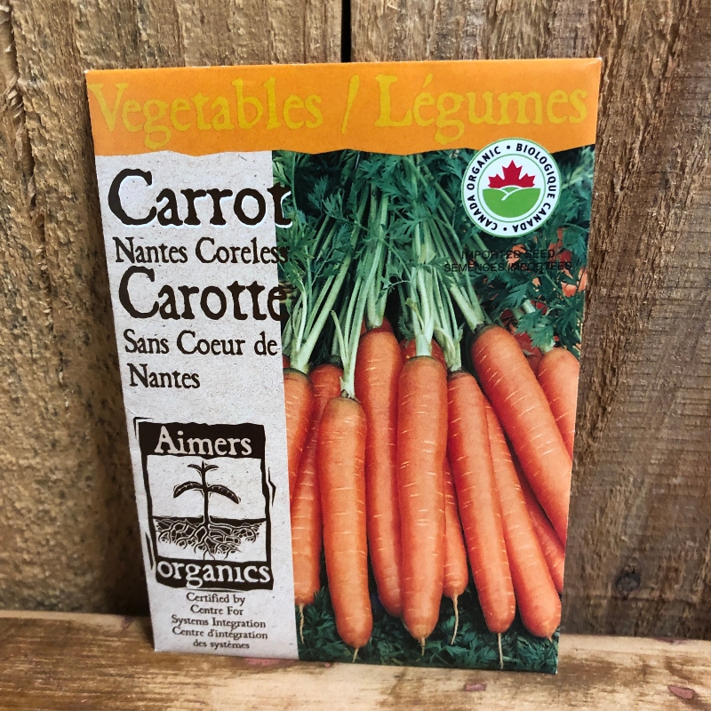 Seeds - Carrot, Nantes Coreless