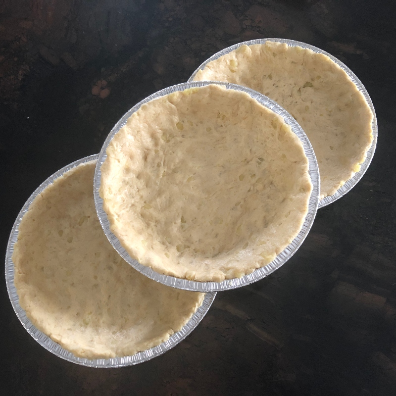 Frozen - Potato Biscuit Crust (9" tin), single - The Sustainable Kitchen