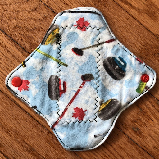 7” Canadian Curling Flannel Pad