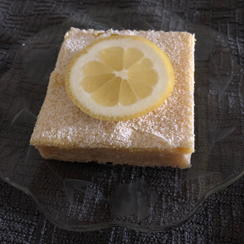 KETO Lemon Bars, 8x8" pan - Lavender & Honey